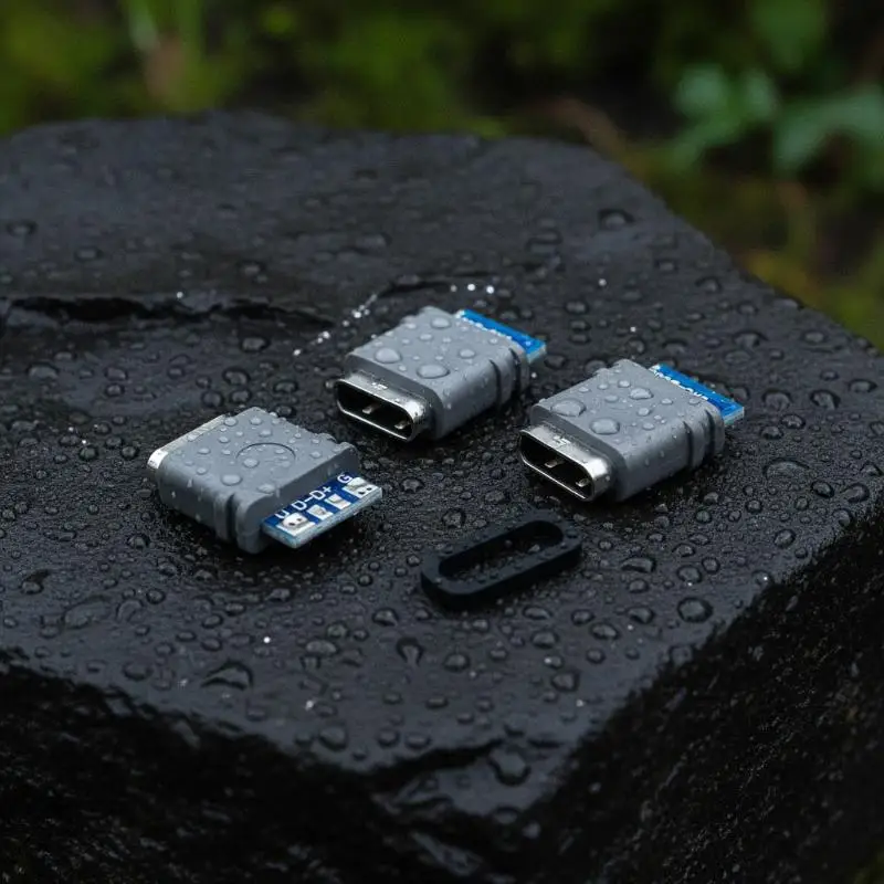 USB 3.1 Type-C 4PIN Female Socket 5A Connector with Double 5.1K Resistor 2/5/10Pcs for Phone Charging Port Repair