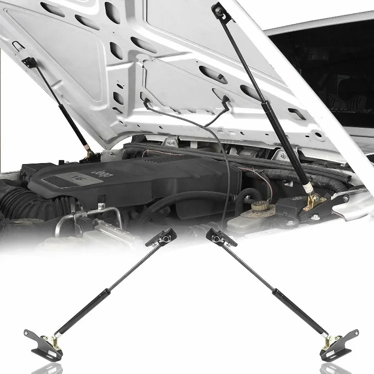 PLUSBEAM High Quality Aluminum Hood Lift Support Kit For 2007-2018 Jeep Wrangler JK