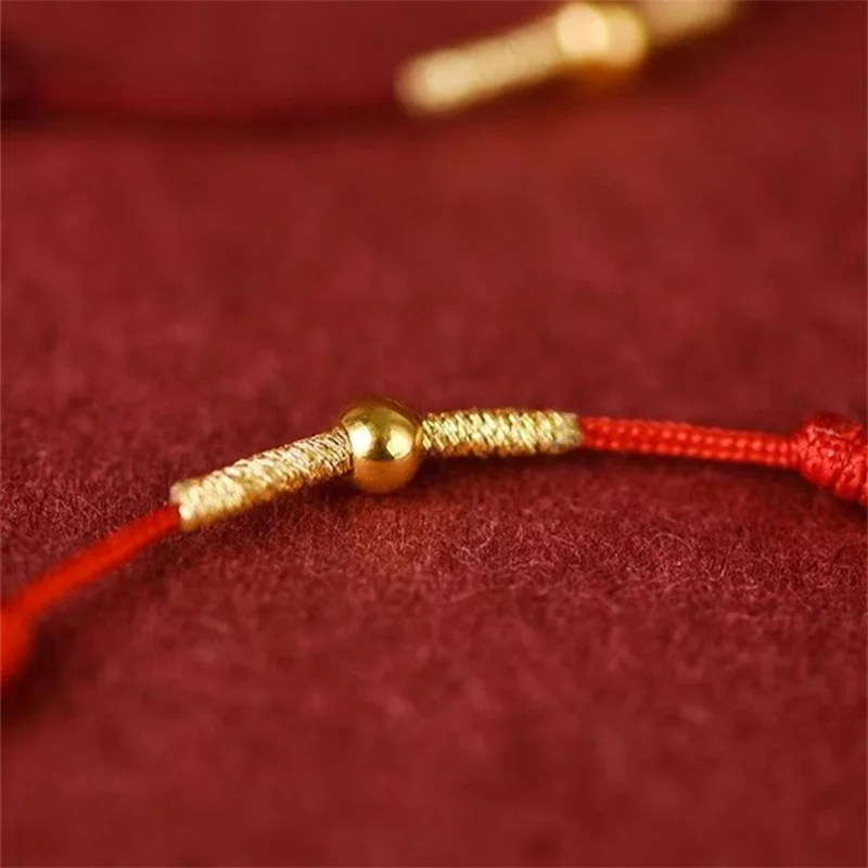 Fashion Simple Lucky Red Bracelets for Women and Men Handmade String Rope Infinity Koi Adjustable Bracelet Wealth Jewelry Gift