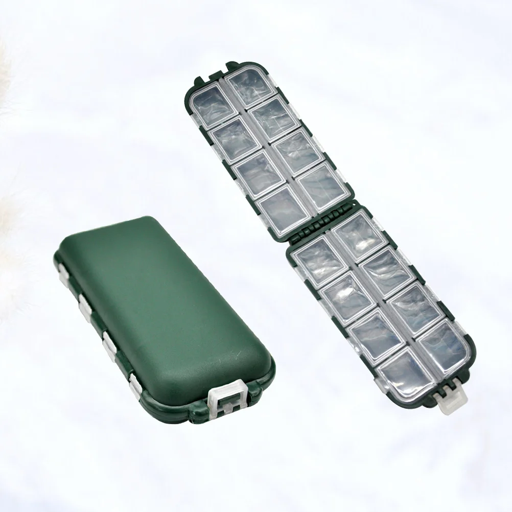 2 قطعة 8-شبكة الصيد السحر التخزين المنظم المدمجة مقاوم للماء لخطافات الطعوم معالجة والعتاد السفر الأساسية #4