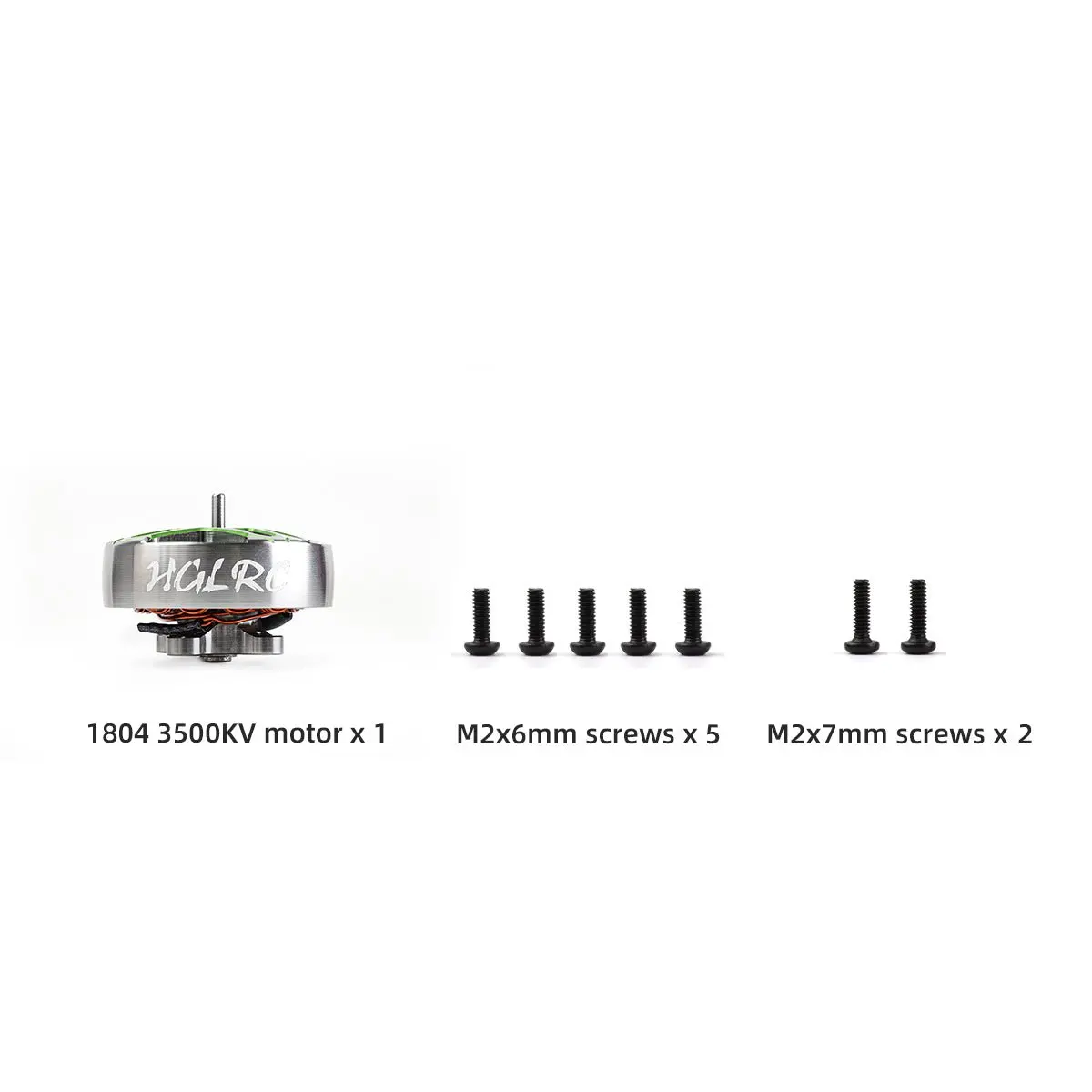 4 Stuks Hglrc Spook 1804 Borstelloze Motor 2450kv 4S 350kv 6S Voor Fpv Freestyle 3 "3.5" Drones Diy Onderdelen