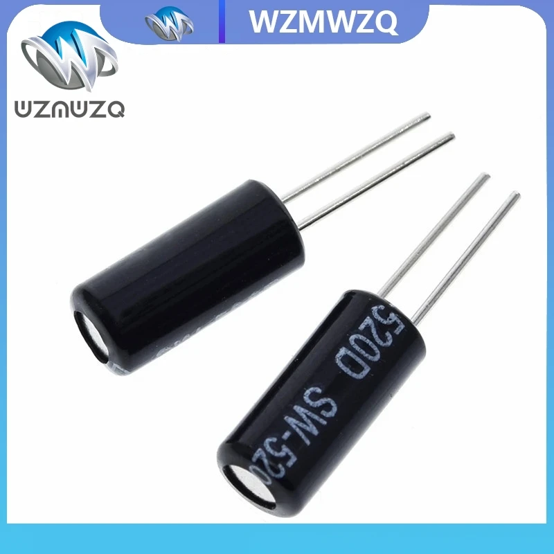 10pcs SW-520D 고감도 SW-520D 금속 볼 각도 틸트 쉐이킹 스위치 Arduino 용 진동 스위치