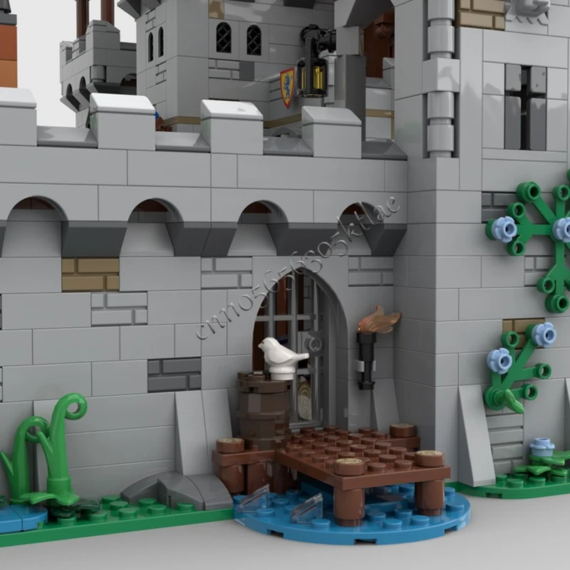 4039 ELEMENTÓW Średniowieczny Model MOC Zestaw Klocków Konstrukcyjnych Modularna Forta Projekt DIY Edukacyjne Zabawki Niespodzianki Prezenty Urodzinowe