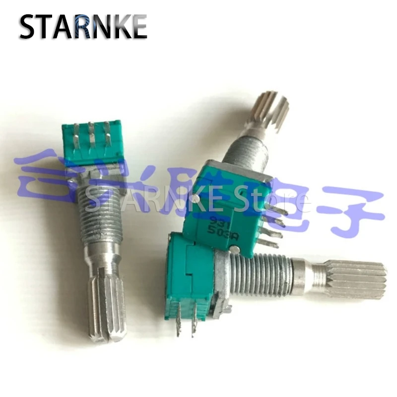 1PCS RK097 Precision Potentiometer With Midpoint Double A50K A503 Power Amplifier Audio Speaker Volume Potentiometer