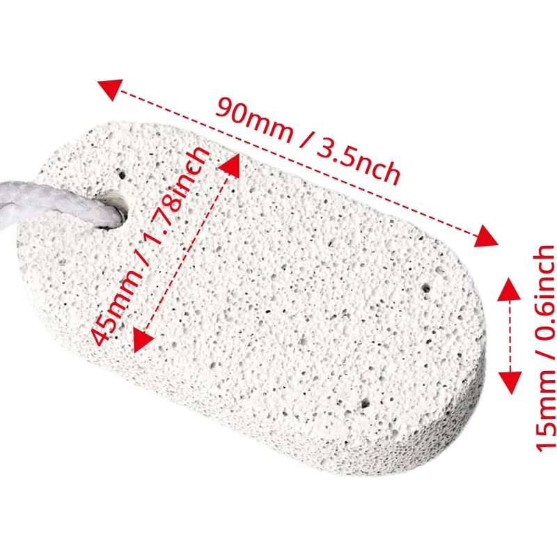 Stone for Feet Natural Clean Skin Grinding Callus Remover Foot Clean Tool Heels and Palm Dry Dead Scrubber for Dead Heels Elbows