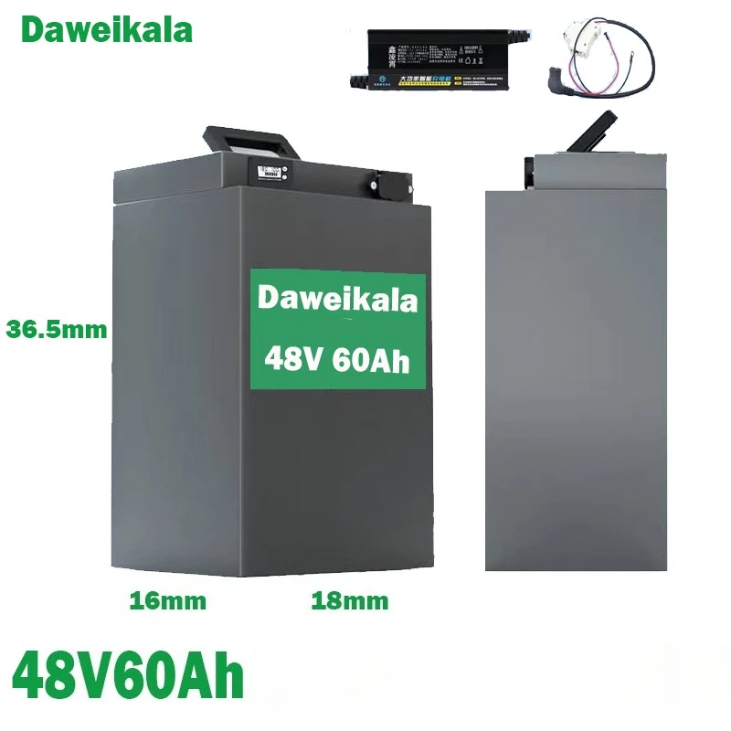 72V Lithium-Ion Battery with BMS 70AH for Motorcycle Electric Car Pedal Energy Golf Cart High Capacity Rechargeable Battery