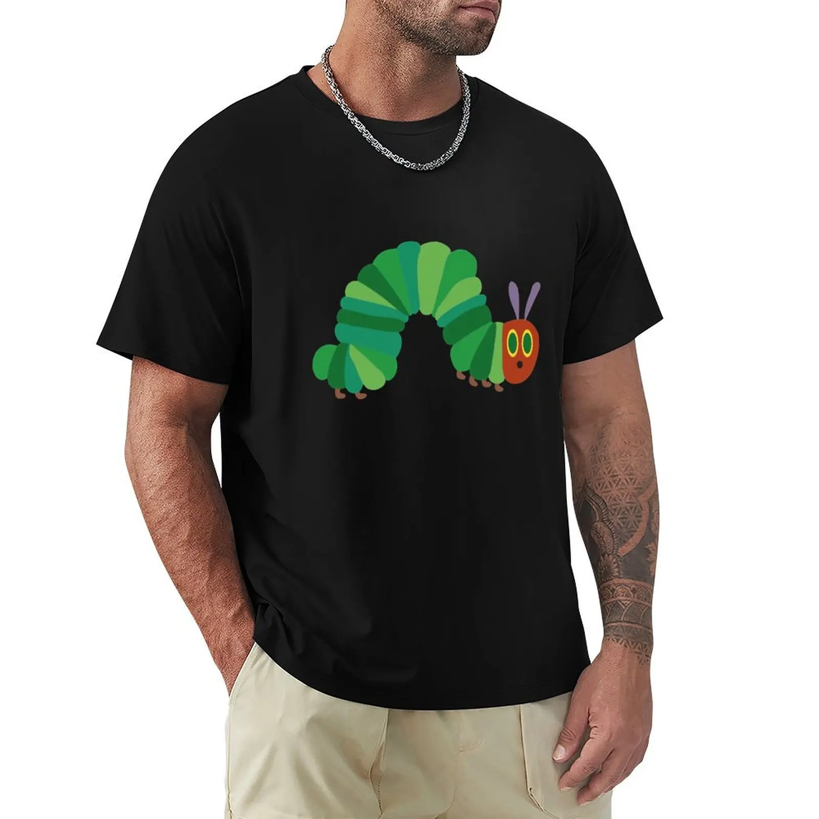 

Best To Buy - hungry caterpillar T-Shirt sublime korean fashion summer clothes anime shirt mens funny t shirts