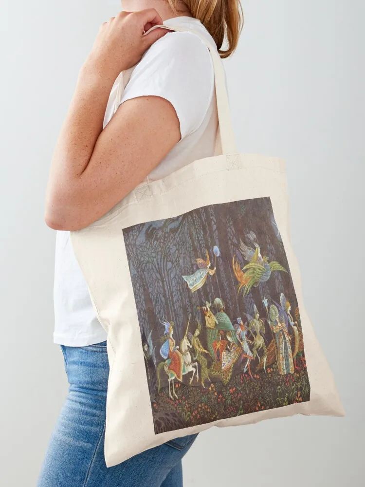 

Errol Le Cain’s Fantasy Thorn and Rose Illustrations Tote Bag bags luxury women shopping trolley bag tote bag canvas tote bags