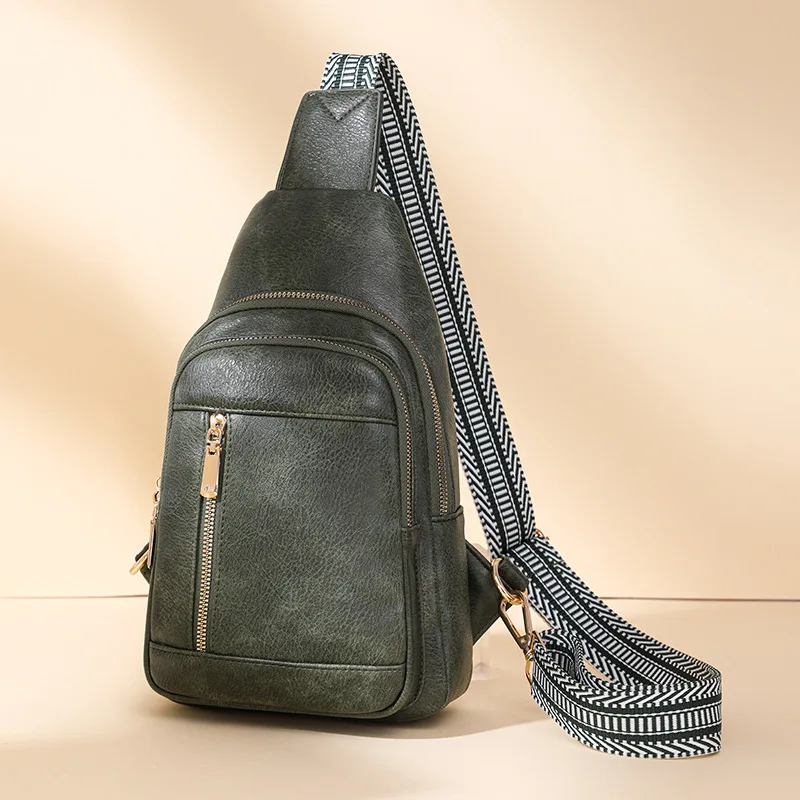 Borsa a tracolla grande Capaci Bapa da donna semplice Faion PU borsa a tracolla singola borsa a tracolla trendy