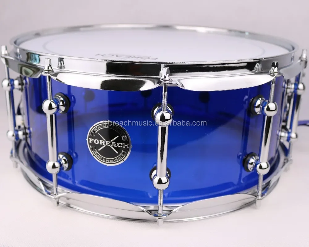 

Seamless Blue Acrylic Snare Drum 14"X6"