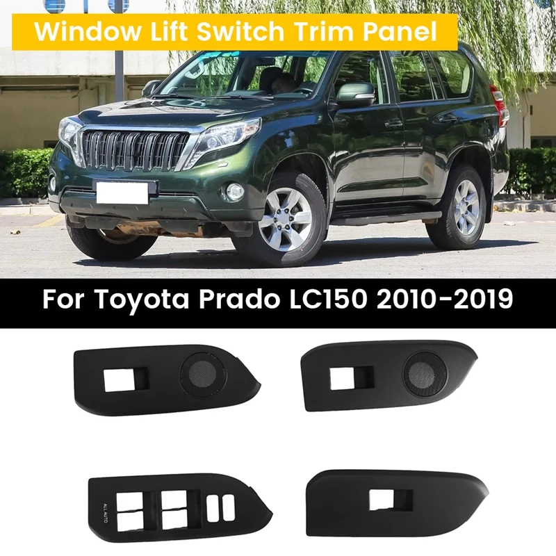 

Car Left Right Front Rear Window Lift Switch Trim Panel For Toyota Prado LC150 2010-2019 7427260240C0