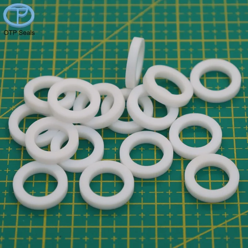 PTFE Gasket Seal Custom Seals Liner Shim Spacer Pads Engine Cooling System Polytetrafluoroethylene Seals Non-standard Factory