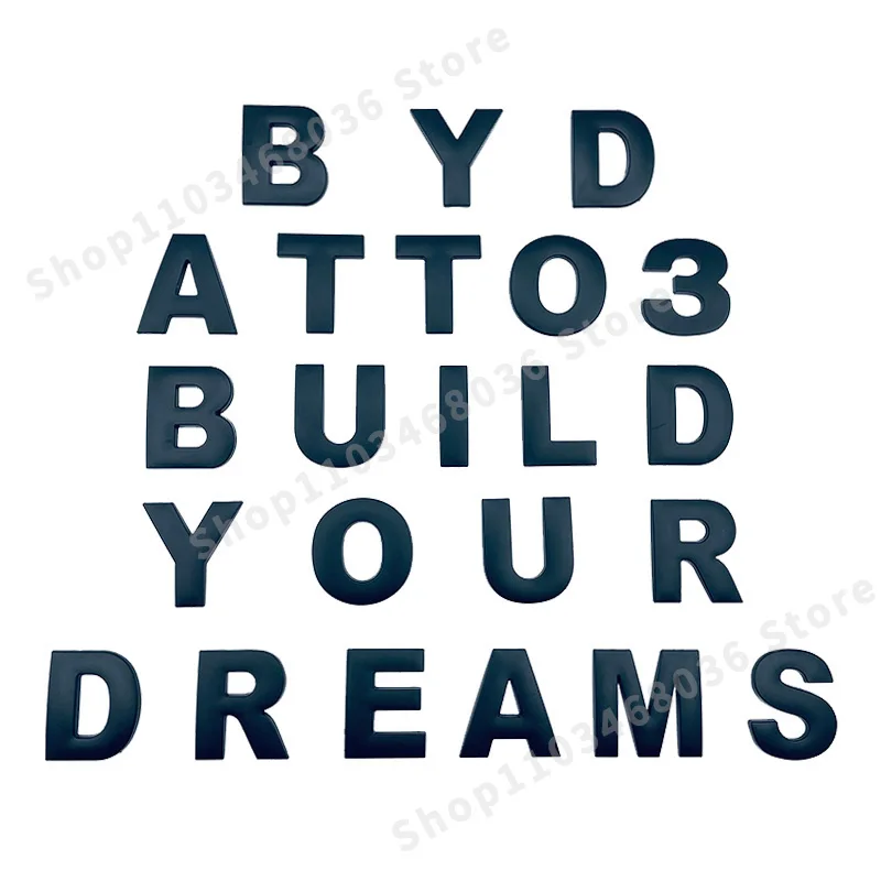 BYD 3D Metal Emblem Badge – Fits ATTO 3, Yuan, Han, Song