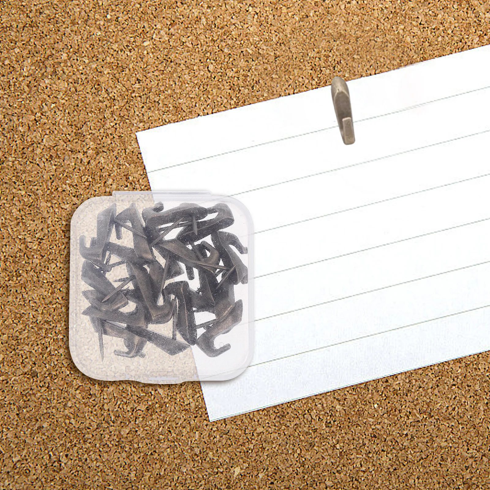

20Pcs Metal Hooks Push Pins for Office Home Use Map Markers Thumbtacks Decorative Bulletin Board Fixing Craft Display Supplies