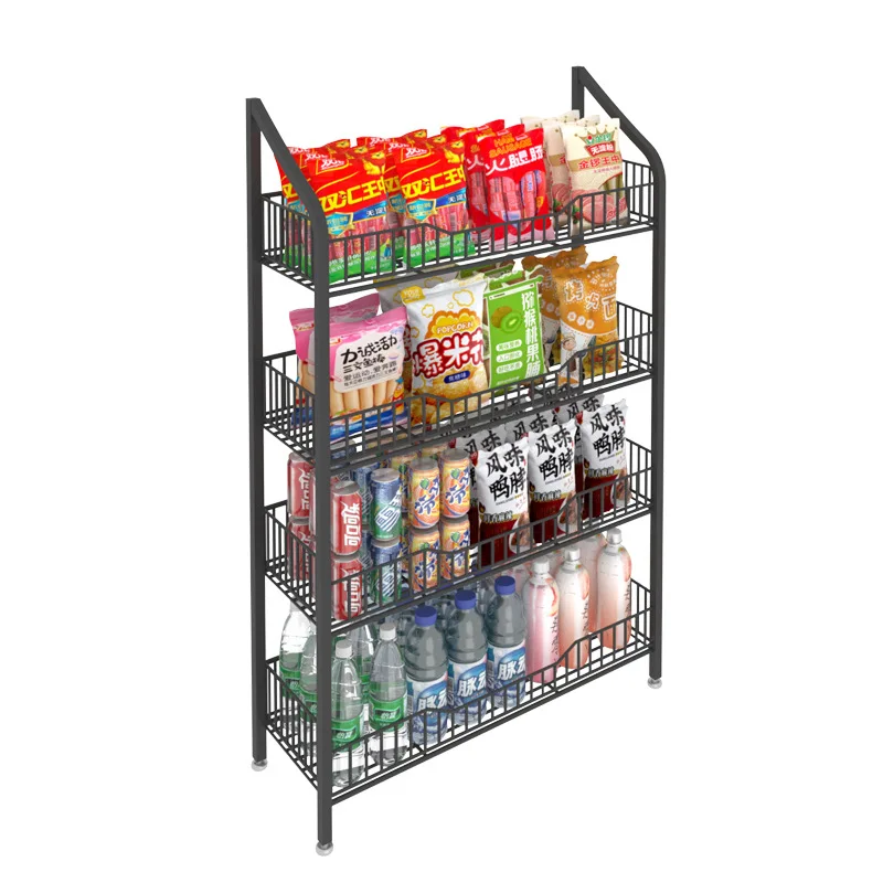 

Lidian rack, mineral water display rack, shelf, snacks against the wall 80c