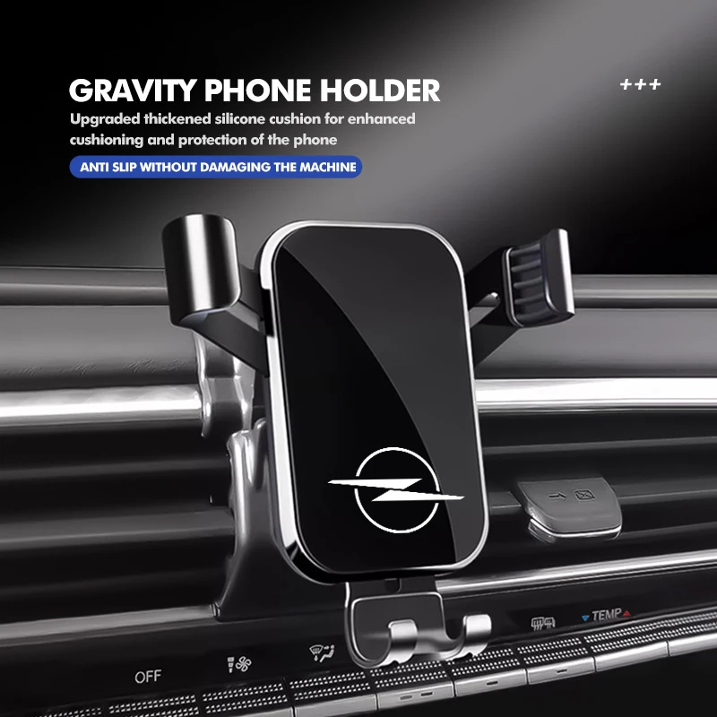 Car Styling Aluminum Alloy Mount Phone Holder Dashboard Cell Stand Accessories For Opel Astra G J H Insignia Zafira Corsa D C