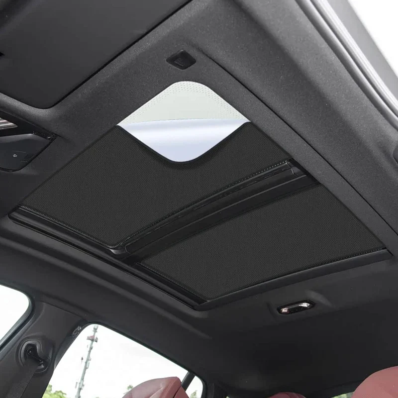 

Car Suede Fabric Anti-uv Electrostatic Adsorption Sunroof Sunshade For BMW X6 2020-Present Heat Insulation Skylight Accessories