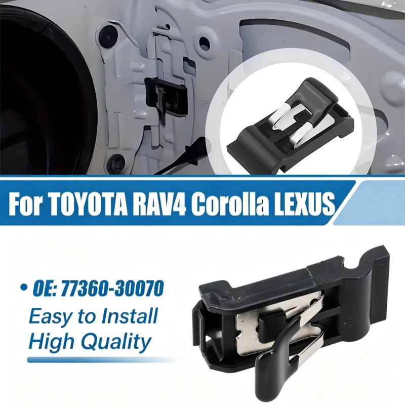 Fuel Filler Opening Lid Spring Hinge Clip For Lexus Toyota RAV4 Camry Avalon Lexus ES300H LX570 77360-35040 Replacement Car Part