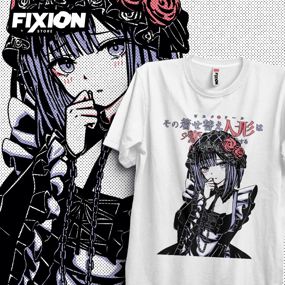 T-shirt per Anime My Dress Up Darling #2 Simple - N/Febrero 2023 (negra) Mange Tee