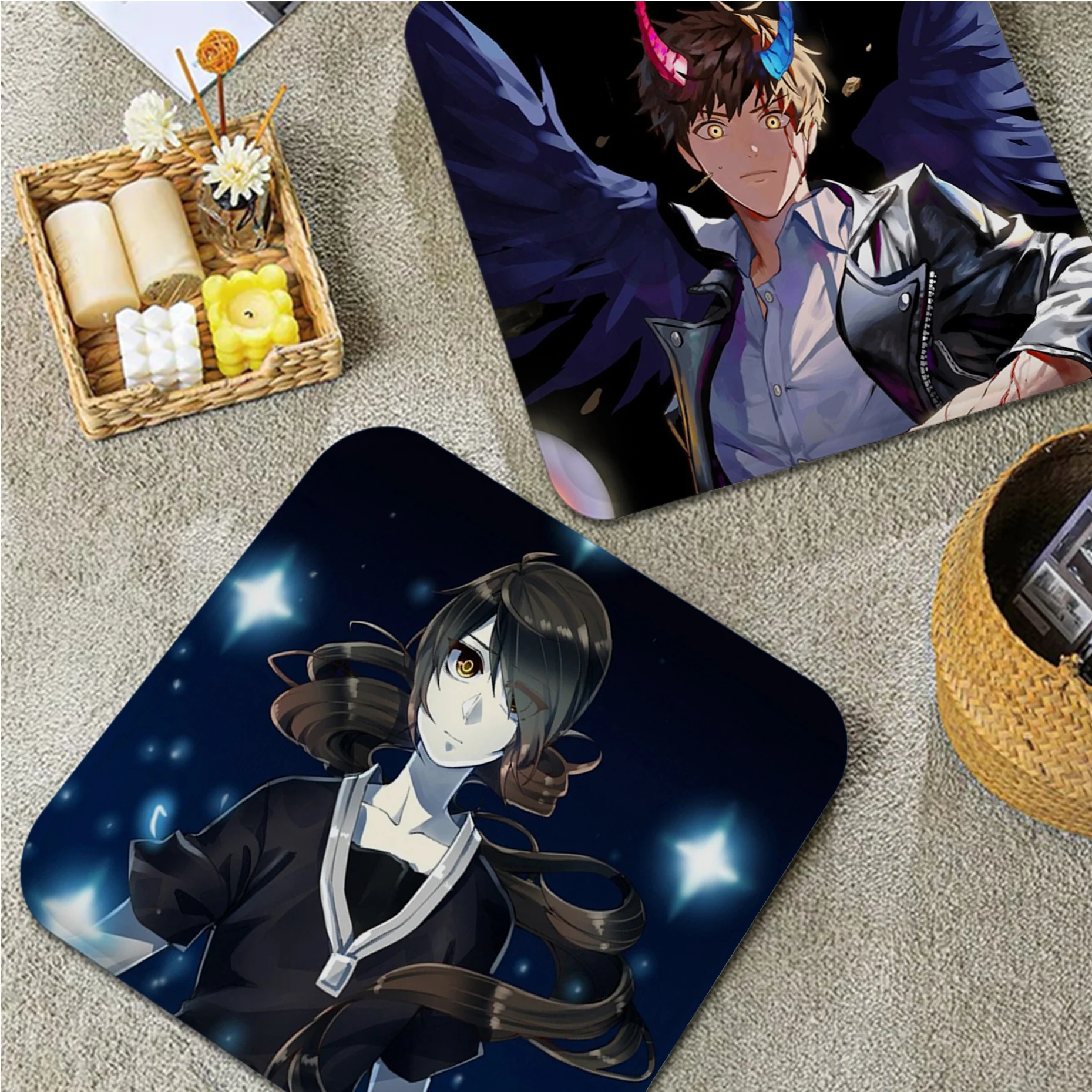 

SSTower-of-Gods Art Chair Cushion Soft Office Car Seat Comfort Breathable 45x45cm Sofa Decor Tatami