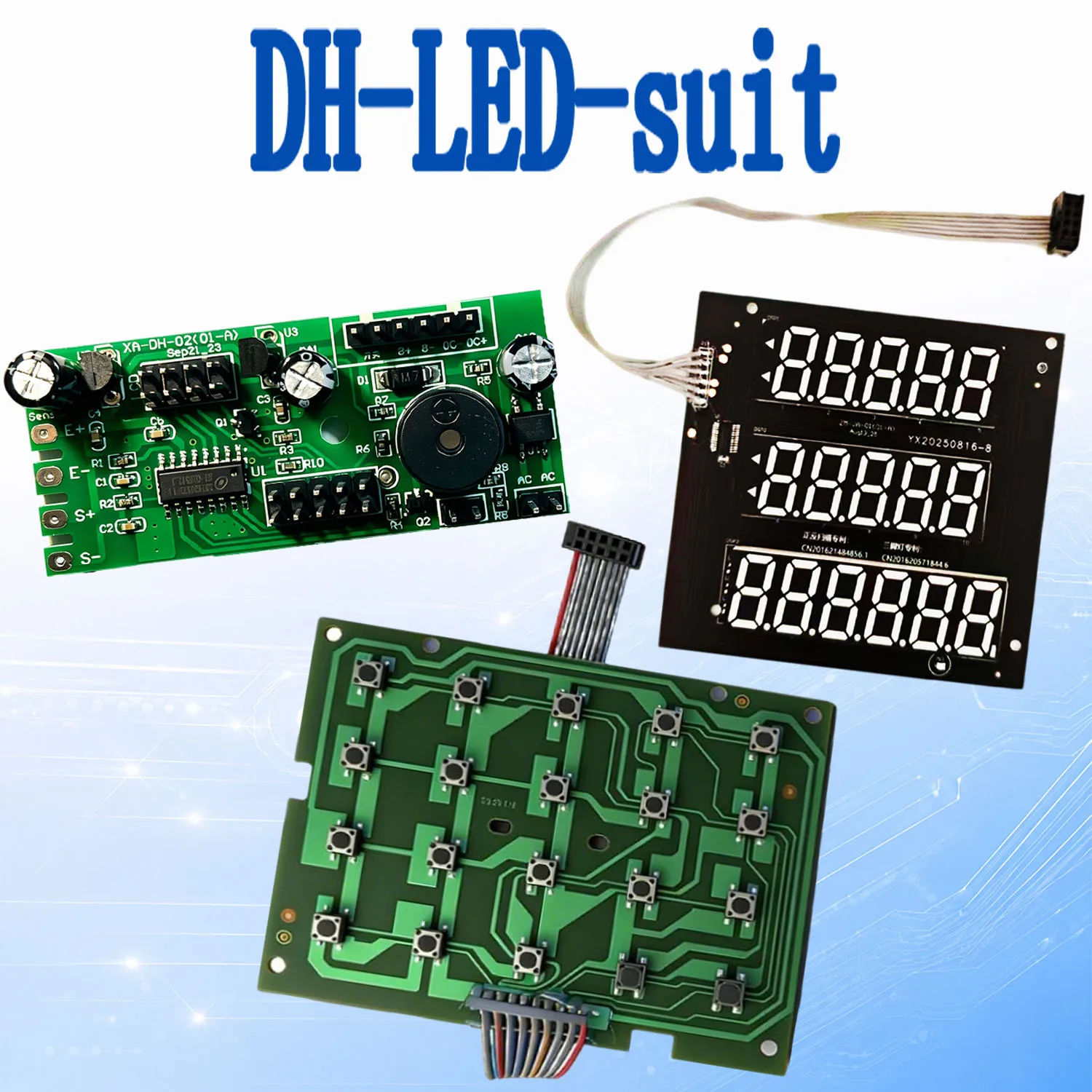 Home-made electronic scale accessories motherboard circuit board led LCD black-and-red display DIY