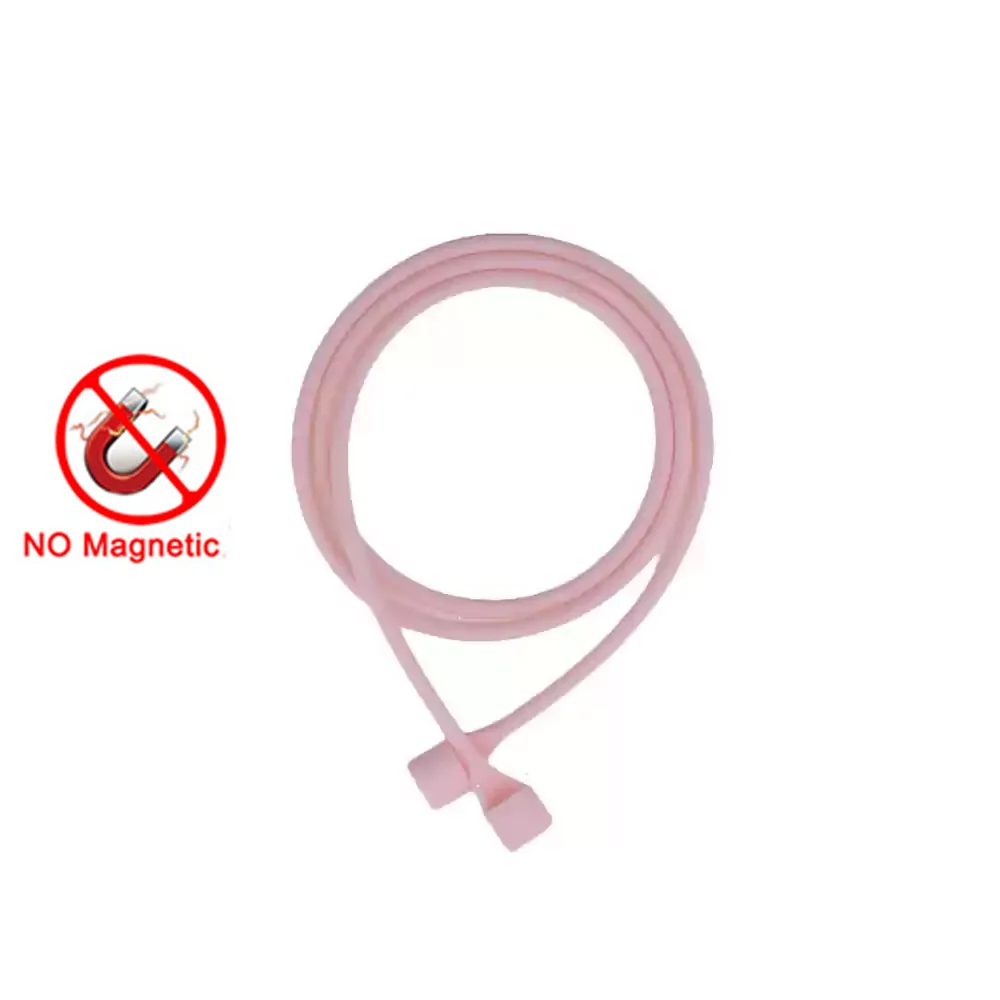 Cordino Anti-Smarrimento Per AirPods E Auricolari Wireless – 3 Pezzi Magnetici 70cm (Nero, Bianco, Rosso) - 2
