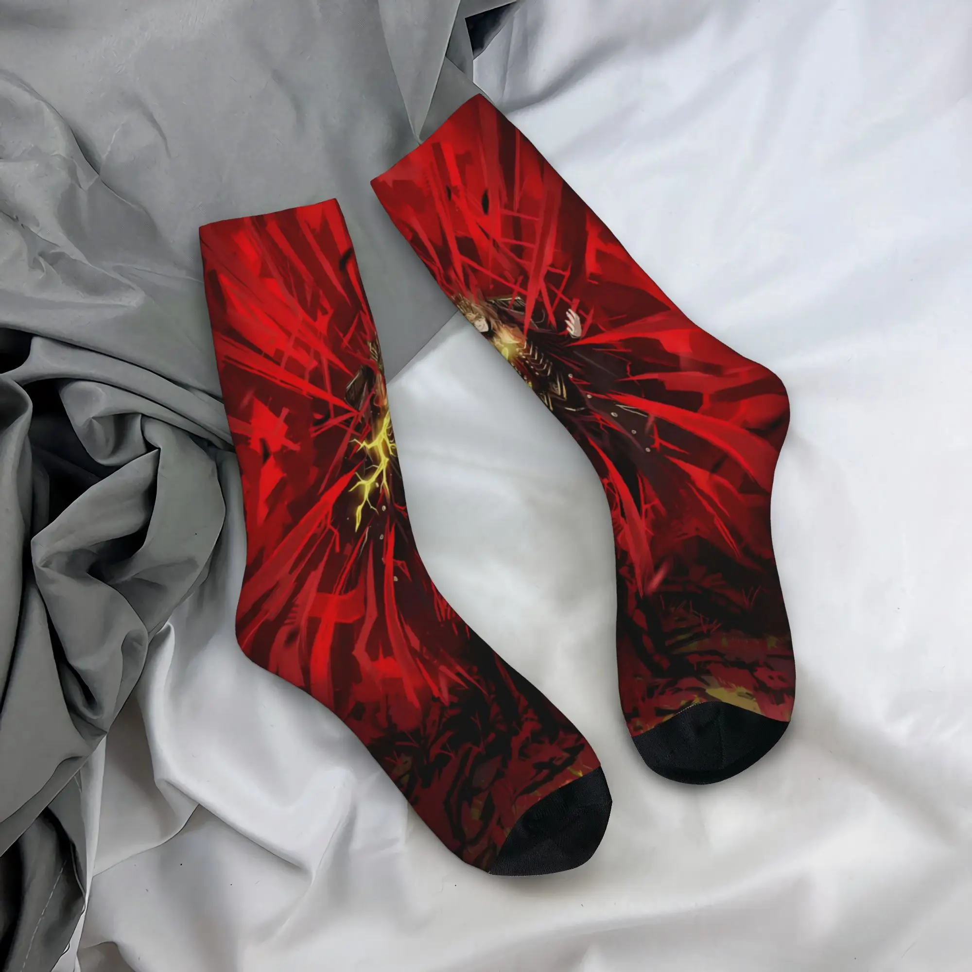Men Women Limbus Company Project moon Socks Soft Fashion  Socks Harajuku Product Middle Tube Crew Socks Wonderful Gifts