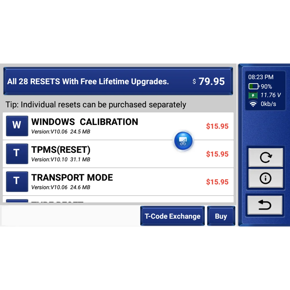 MUCAR CDE900 Pro T-CODE Full System And Reset Function Software After Purchase Lifetime Free Update