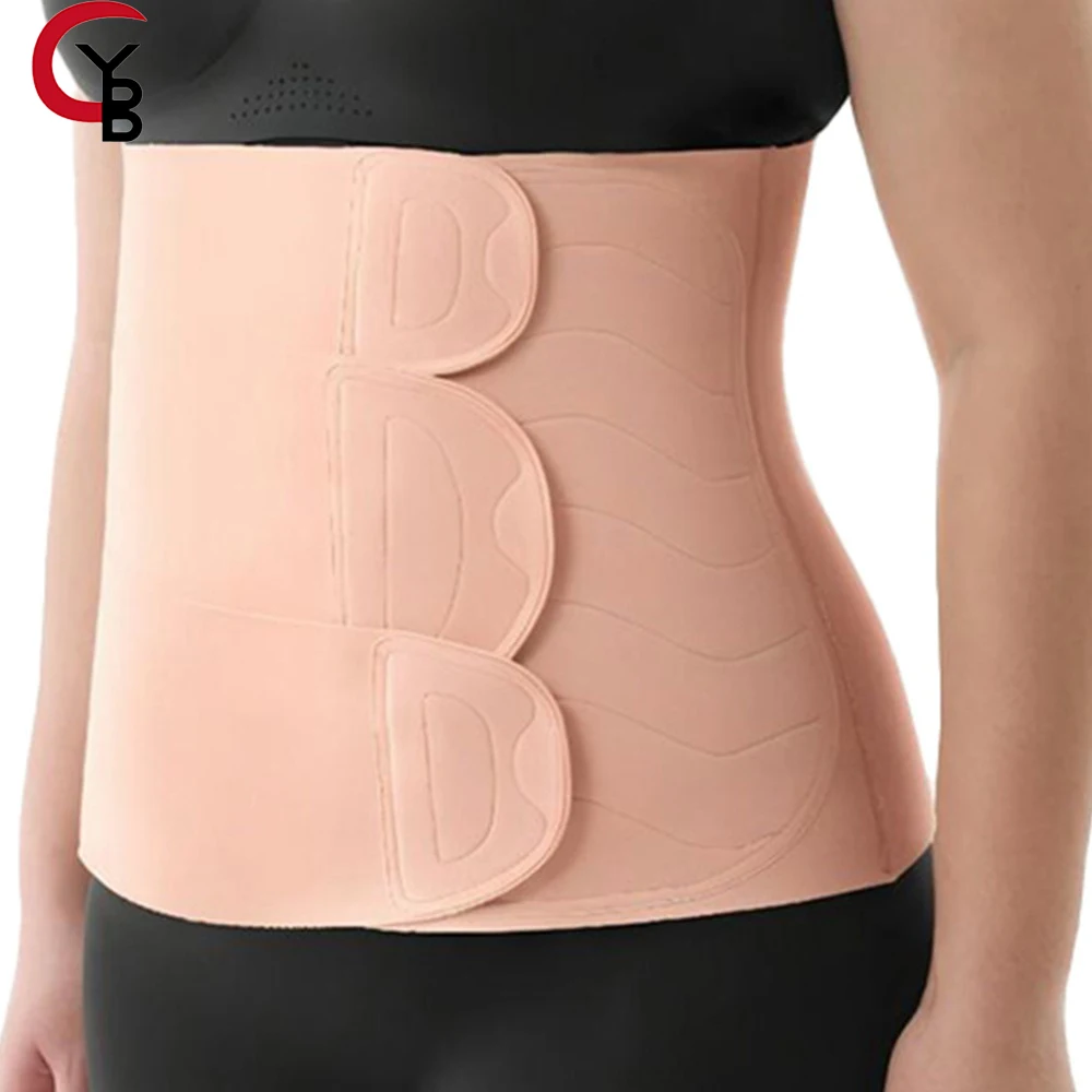 

YANBIGUO Postpartum Belly Band for C-Section Recovery & Vaginal Birth, Abdominal Binder with 3D Lifting & Ergonomic Back Support