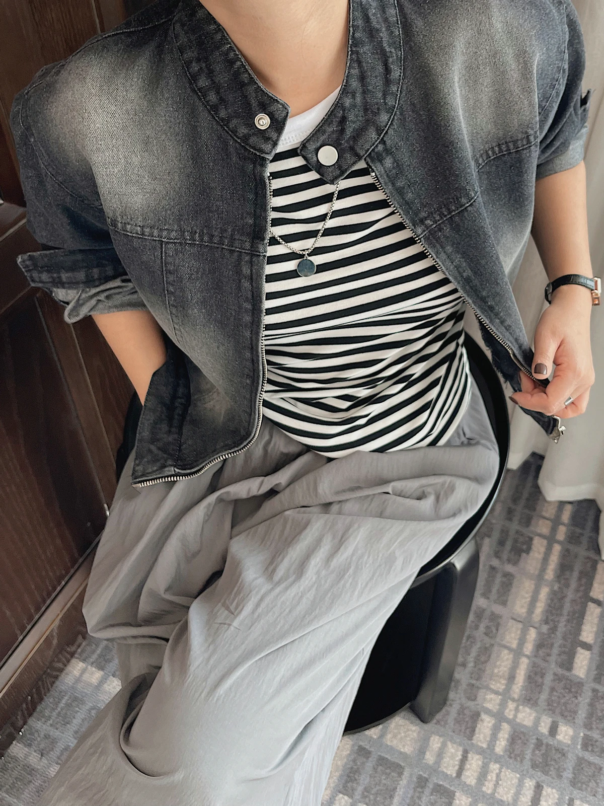 Denim Jeans Jacket Tops Y2K Clothing 2025 Women Spring Korean Style Vintage Elegant Coat Outerwears New Luxury Cropped Bomber