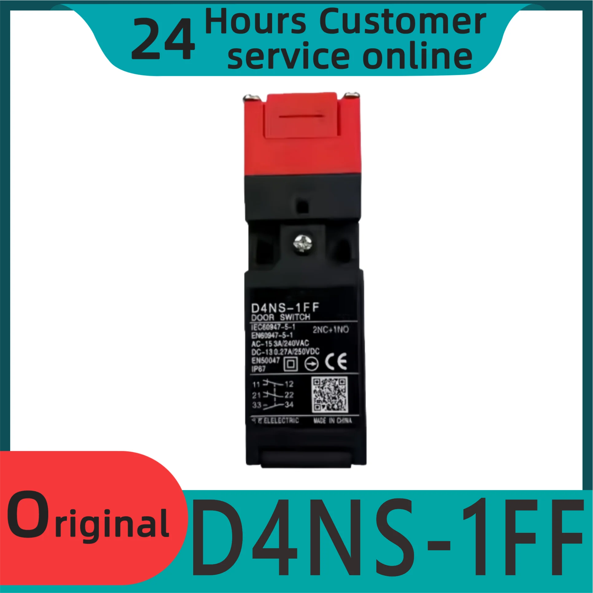 Original Safety Door Switch D4ns-1ff D4ns-2ff D4ns-4ff D4ns-5af D4ns-5bf D4ns-6af D4ns-8bf D4ns-8af D4ns-6bf