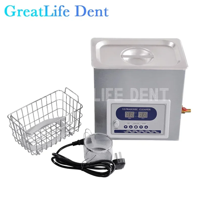 

GreatLife Dent пищевой класс 304 нержавеющая сталь 5л цифровой ультразвуковой очиститель зубов ювелирных изделий стоматологические ультразвуковые очистители машина