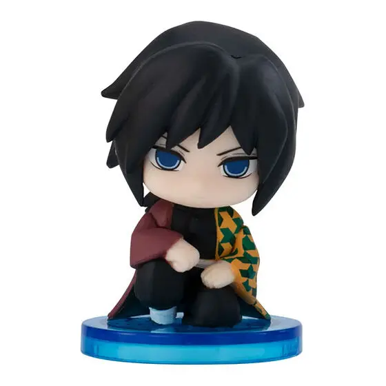 Bandai demon slayer infinito castelo série agatsuma zenitsu giyuu figuras de ação modelo ornamento gashapon bola oficial genuíno