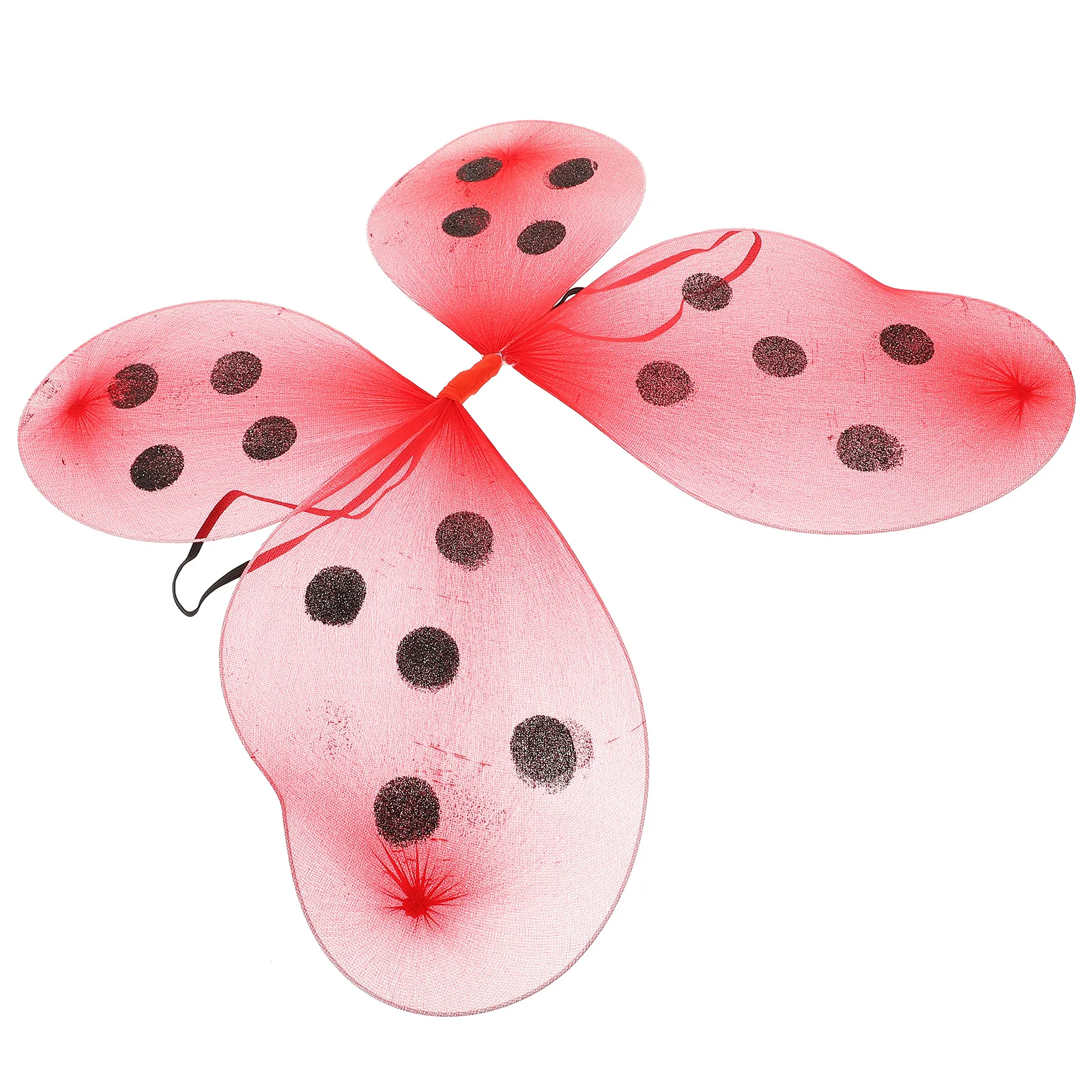Ladybug Wings Cosplay Prop Lightweight Comfortable Premium Material for Girls Dress Up Performance Party Ladybug Costume Wing