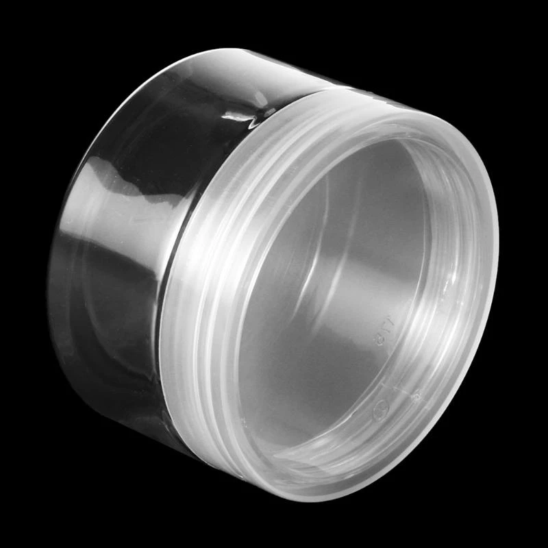 Y4QA 3,4 oz Bouteille rangement transparent pour w / Couver