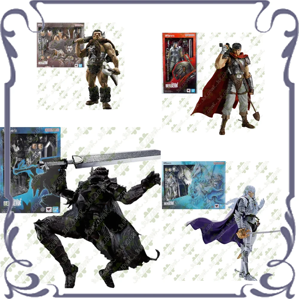 

Bandai Original SHF Series BERSERK CRIFFITII GUTS Anime Action Figures Toys gift Collectible Decorations IN STOCK