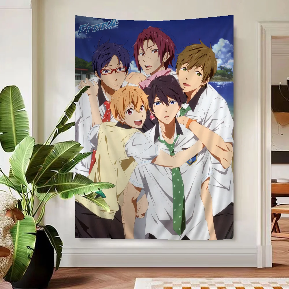 

Anime Free Anime Tapestry Hanging Tarot Hippie Wall Rugs Dorm Wall Hanging Sheets