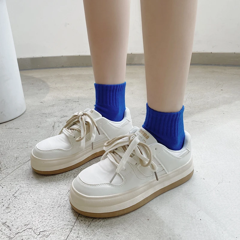 New Fashion Women Men Cotton Kawaii Sport Sock Spring Summer Female Male Casual Couple Socks For Women Men Dropshipping image 2