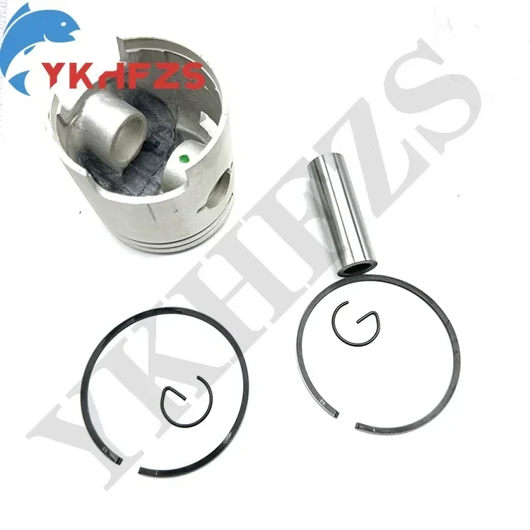 

61N-11636-00 Piston Kit (0.50Mm O/s) for Yamaha Outboard Motor 2-stroke 25HP 30HP +0.5mm 61N-11636；Diameter:72.5mm