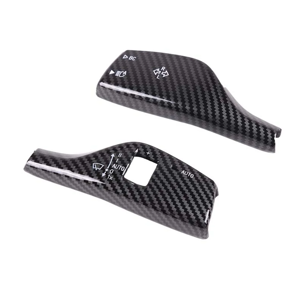 

For Toyota GR Supra A90 2019-2022 Car Wiper Control Turn Signal Lamp Lever Trim Cover Decoration (ABS Carbon Fiber