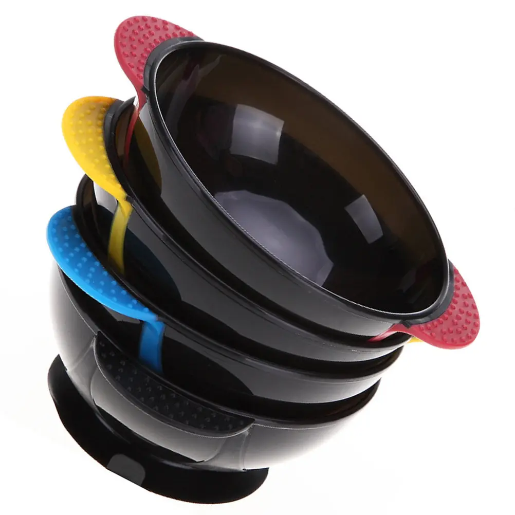 

4Pcs Leak-Proof Suction Cup Bowl for Hair Dye Mixing Anti-Slip Tinting Bowl Set for Salon and Home Hair Care Color Bowls