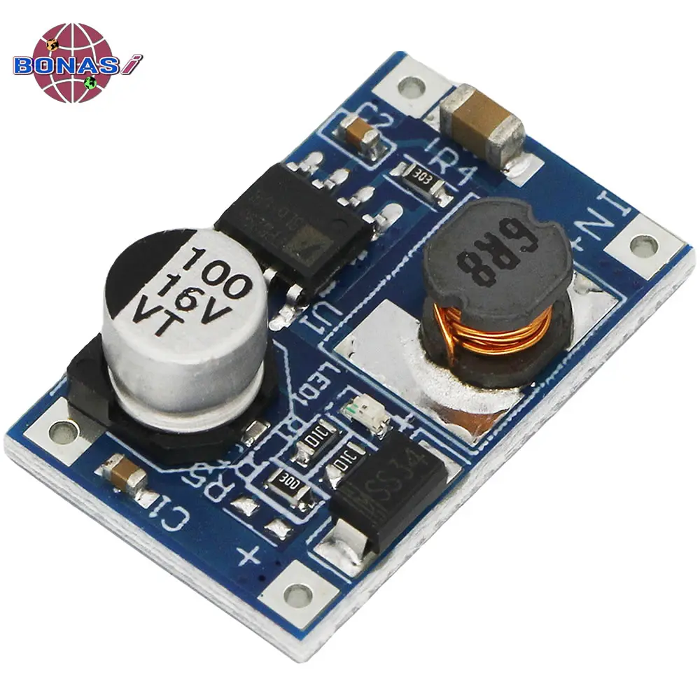 8W USB Input DC-DC 3V-6V To 12V3A Step Up Module Converter Power Supply Boost Module 3.7V Lithium Battery USB Charger Board