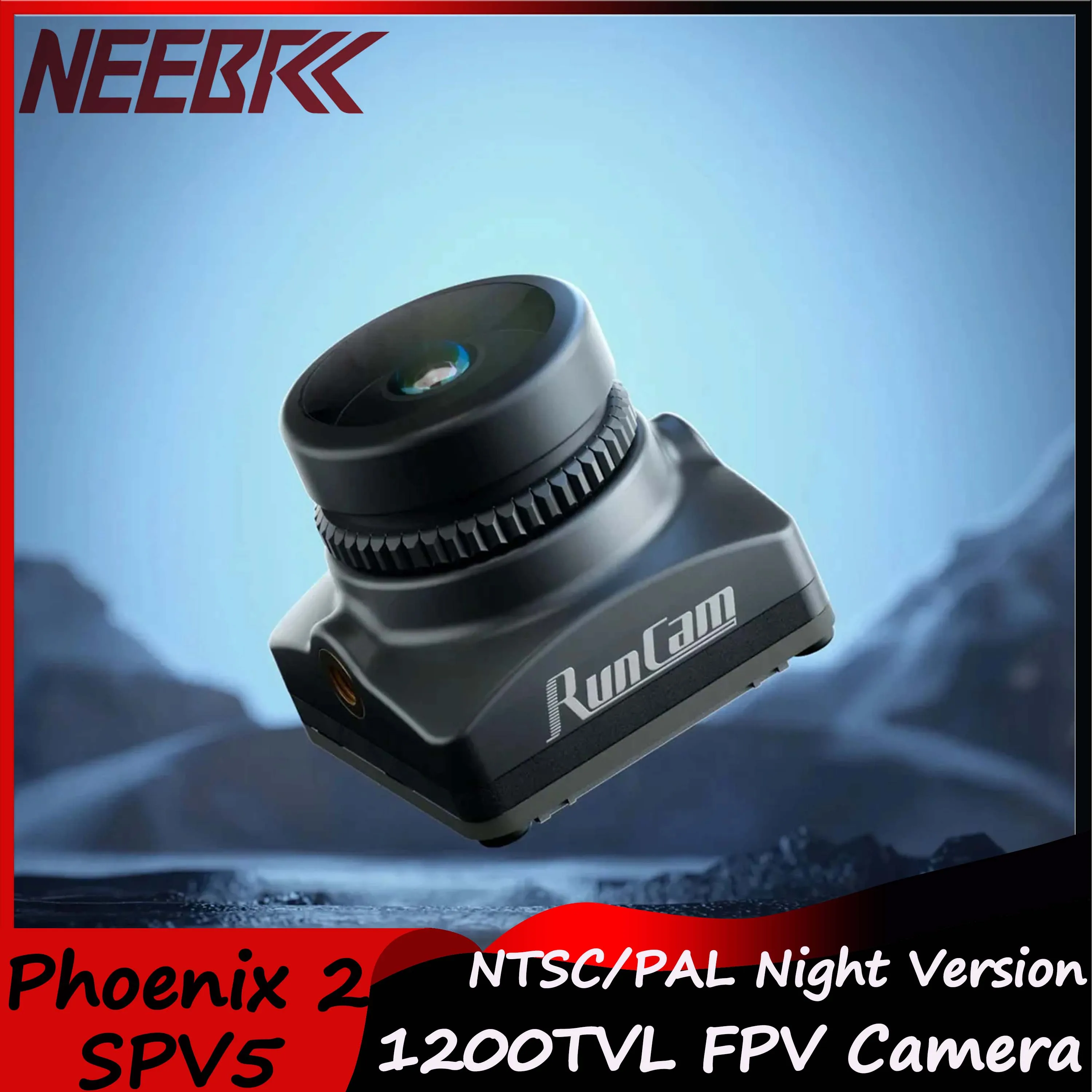 

RunCam Phoenix 2 SPV5 BSI COMS Sensor 1200TVL DC 5-36V NTSC/PAL Night View Version FPV Camera For RC FPV Racing Drone Quadcopter