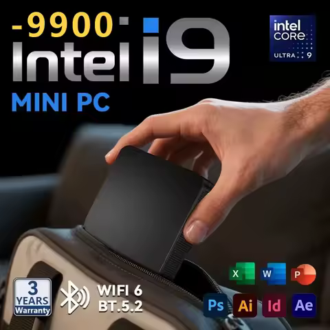New Windows 11 Pro Intel Core i9-9900 Mini PC 16GB DDR4 1/2TB M.2 SSD Gaming PC WIFI 6 BT5.2 4K HD Mini Gaming Desktop Computer