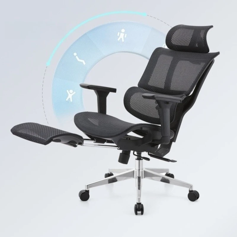 

Office Black Chair Ergonomic Executive Desk Computer Gaming Furniture Modern Mesh Swivel Rolling Adjustable Sillas Gaming Gaming