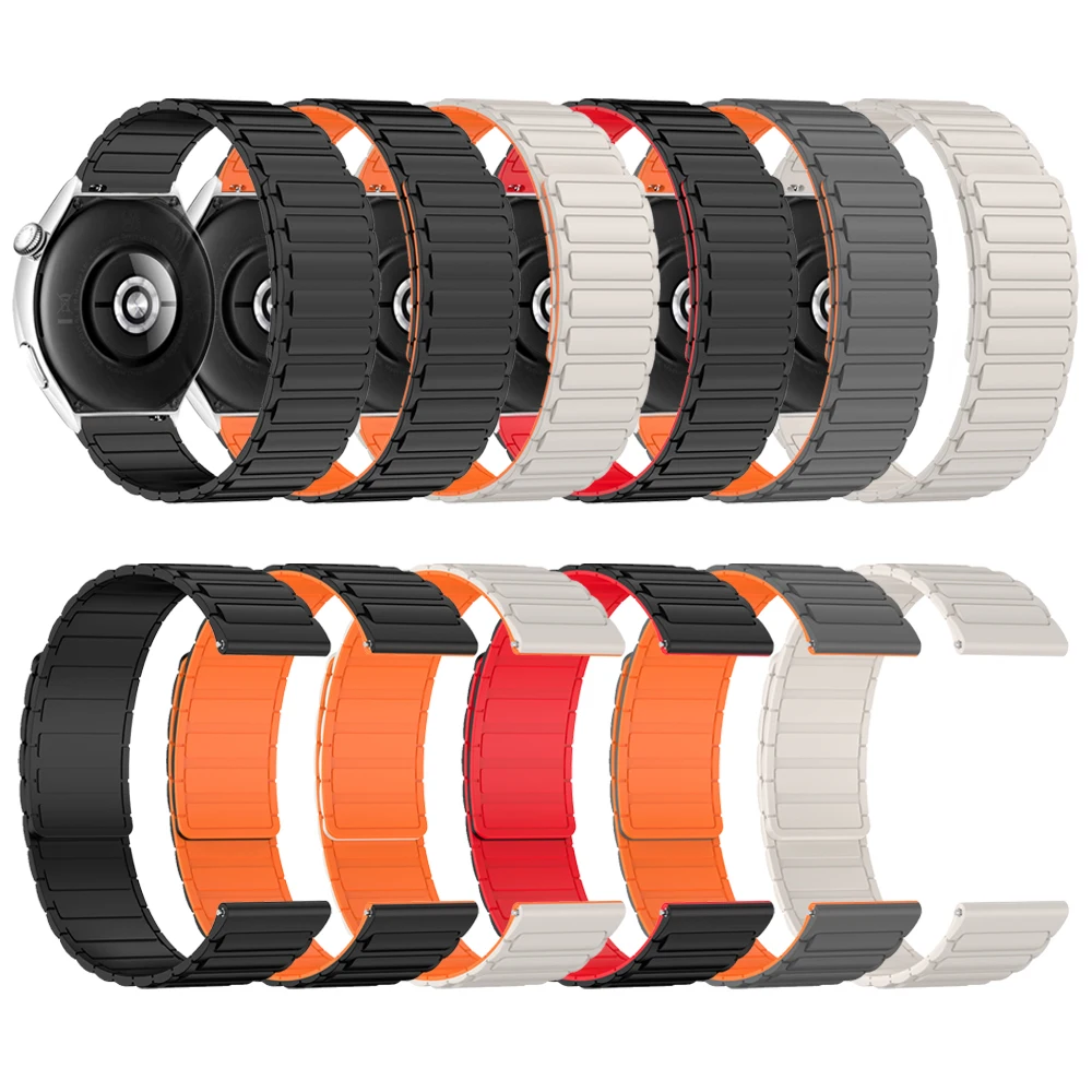 Realme Watch S 3 2用22mmスポーツストラップ、Realme Watch 3 2 S Pro用ソフト交換リストバンド、マグネット式シリコンブレスレットアクセサリー