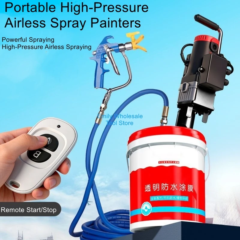 Multifunctional Putty Powder Sprayer, Electric High-Pressure Waterproof Coating, Cement Slurry, Latex Paint, and Paint Sprayer