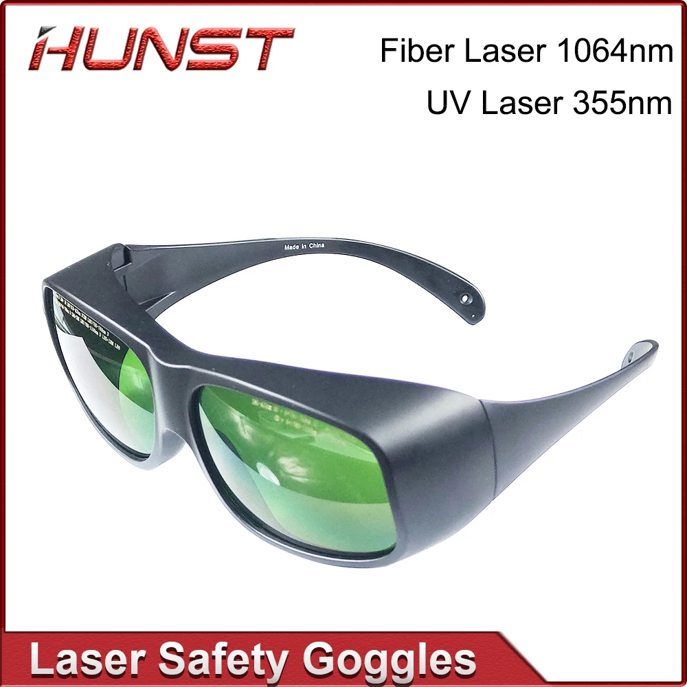 

Hunst 1064nm UV355 Laser Safety Goggles Protective Glasses Shield Protection Eyewear 180-420nm 750nm-1100nm For YAG Fiber Lase