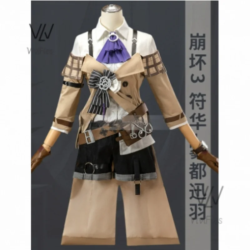 

Fu Hua Cosplay Game Honkai Impact 3rd Fu Hua Ruler of Sentience Cosplay Costume Dress Anime Role Play Party Clothes