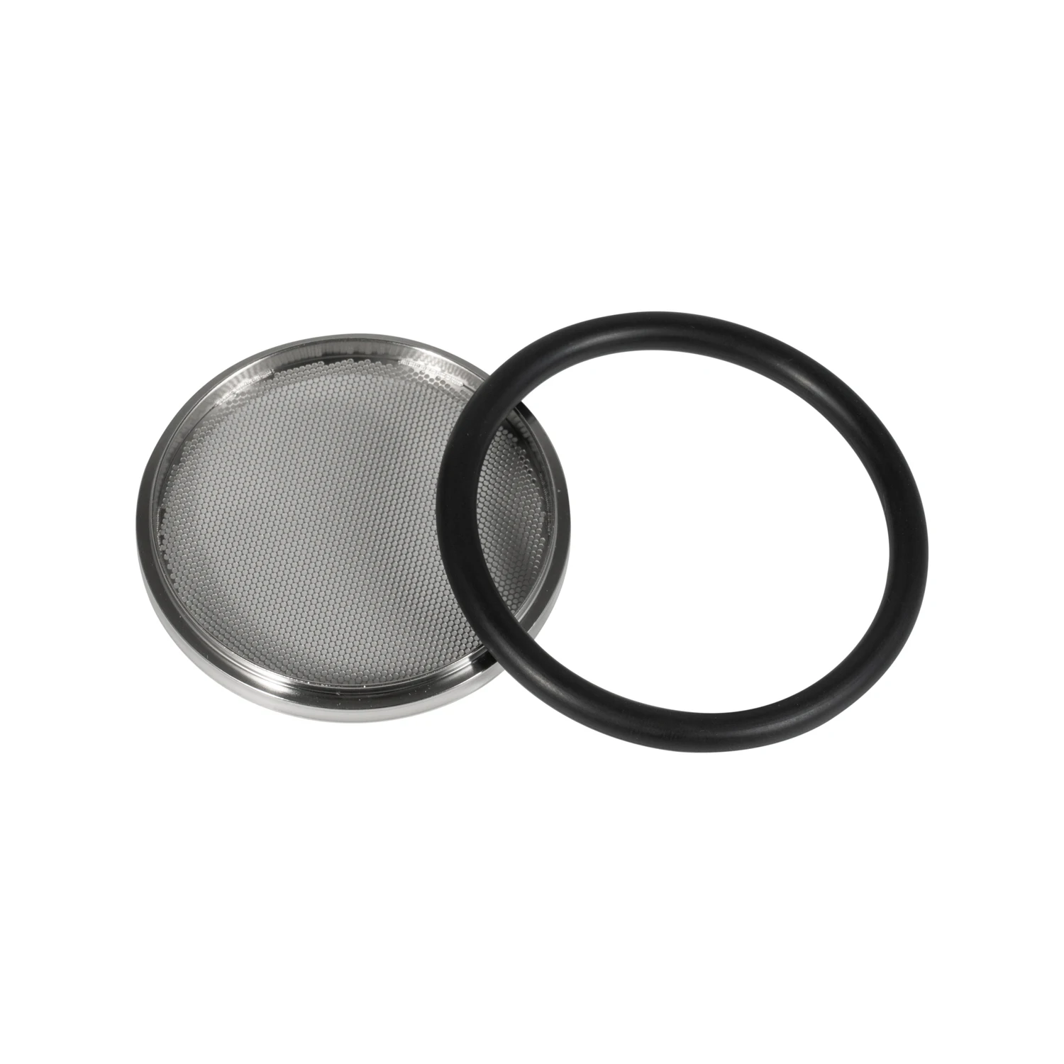 SS304+FKM Screen Center Ring with O-Ring With filter screen Filter Vacuum Washer KF/NW16-50 20/40/50Mesh Ring Pipe Fitting